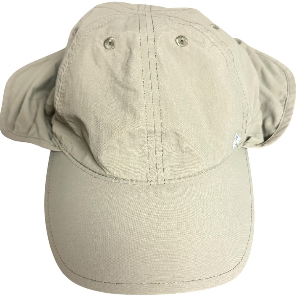 Columbia Neck Shield Sun Protector Hat Tan Khaki Nylon O/S